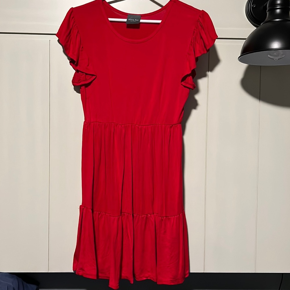 Red Olivia Rae dress
